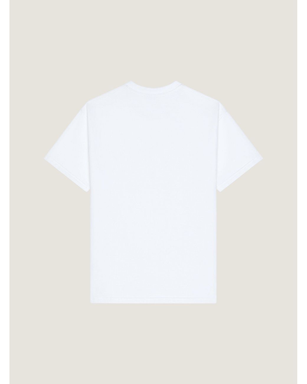 Givenchy White Logo Detailed Crewneck T-Shirt for men