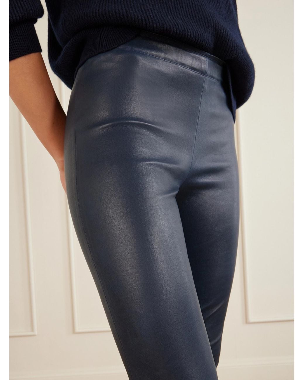 Stouls Blue Jo Leather Leggings