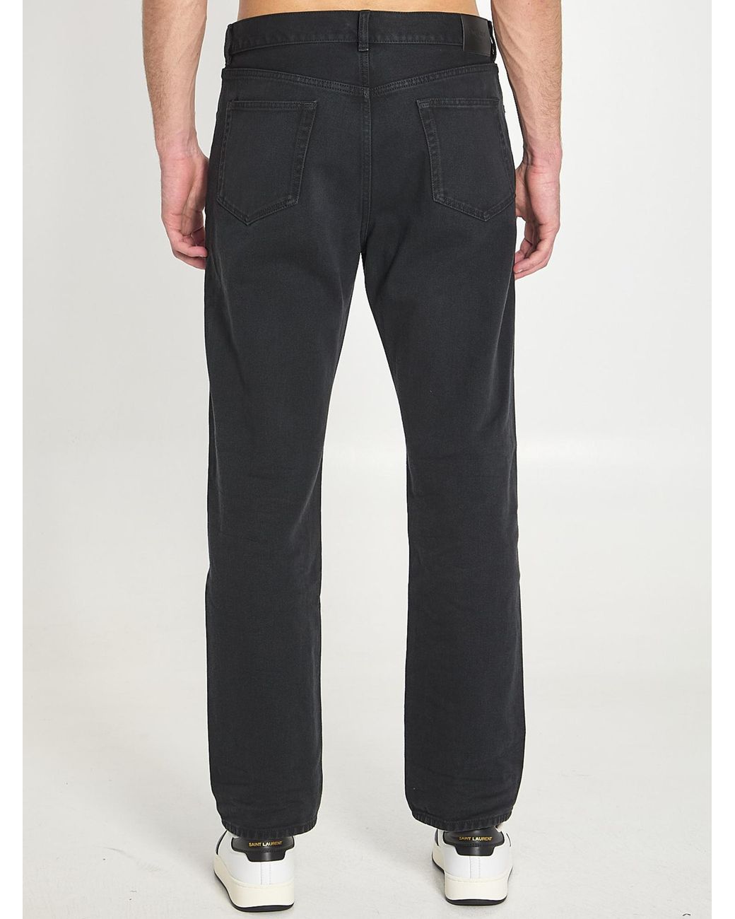 Saint Laurent Blue Straight Jeans for men