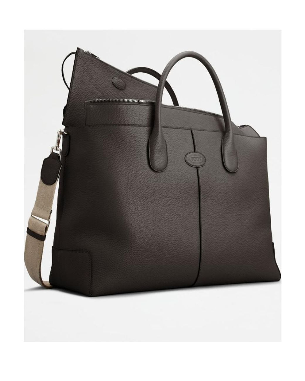 Tod's Black Di Large Shoulder Bag for men