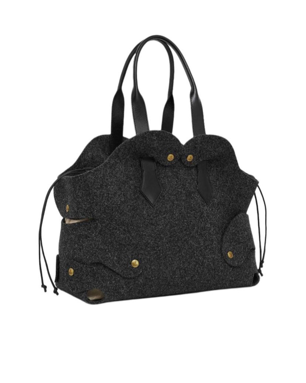 Vivienne Westwood Wilma Double-Handle Tote Bag in Black | Lyst