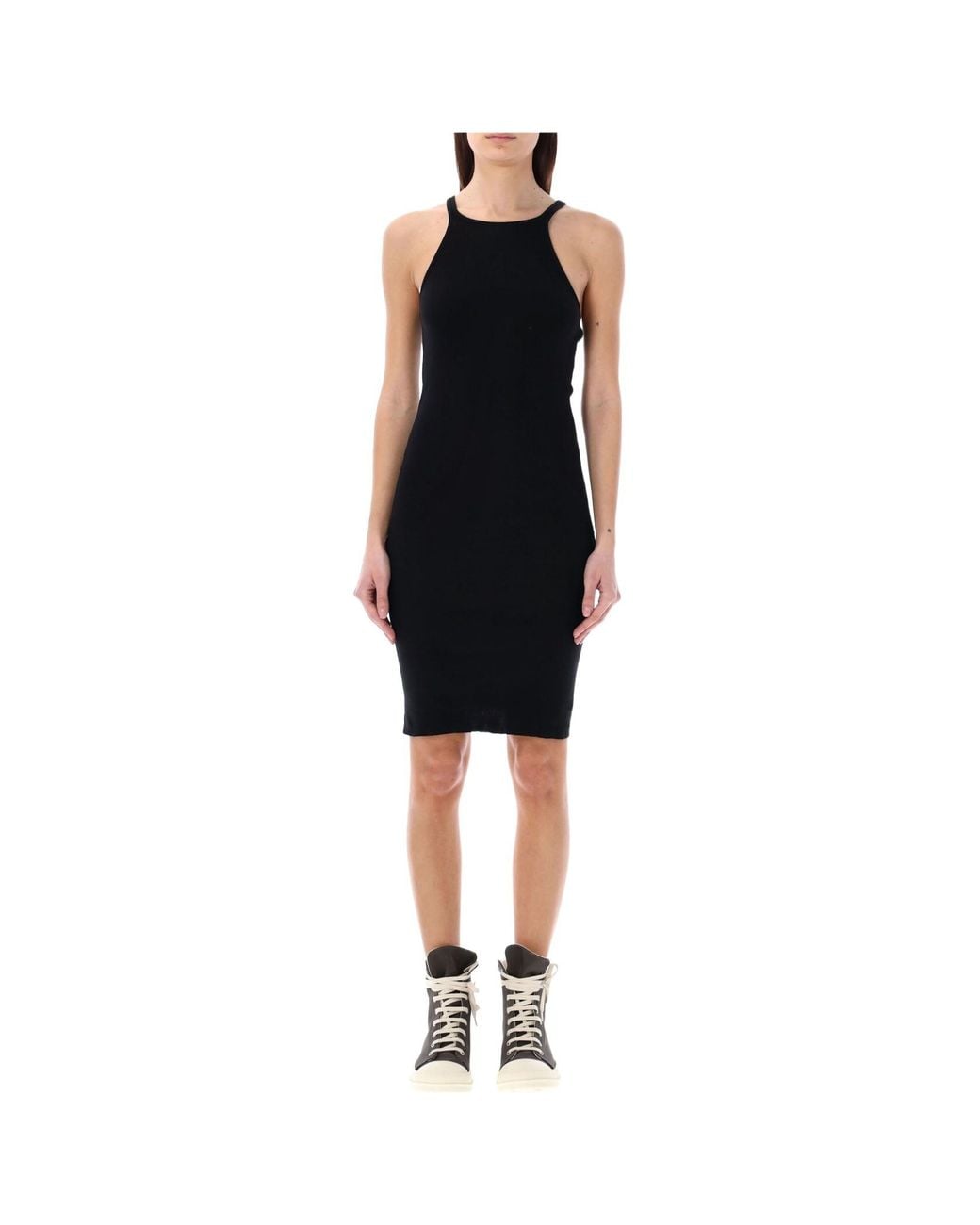 Rick Owens Black Ds01D1119 Racer Back Tank Dress