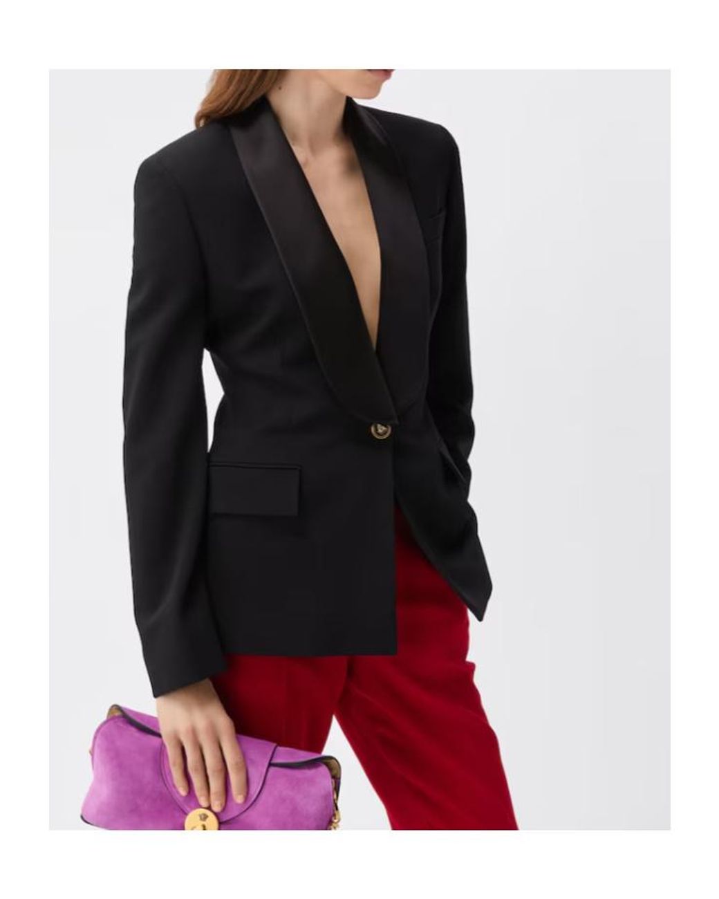 Versace Black Wool Blazer
