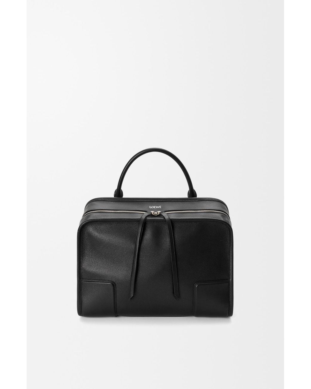 Loewe Black Amazona 180 Lazy Dog Tote Bag