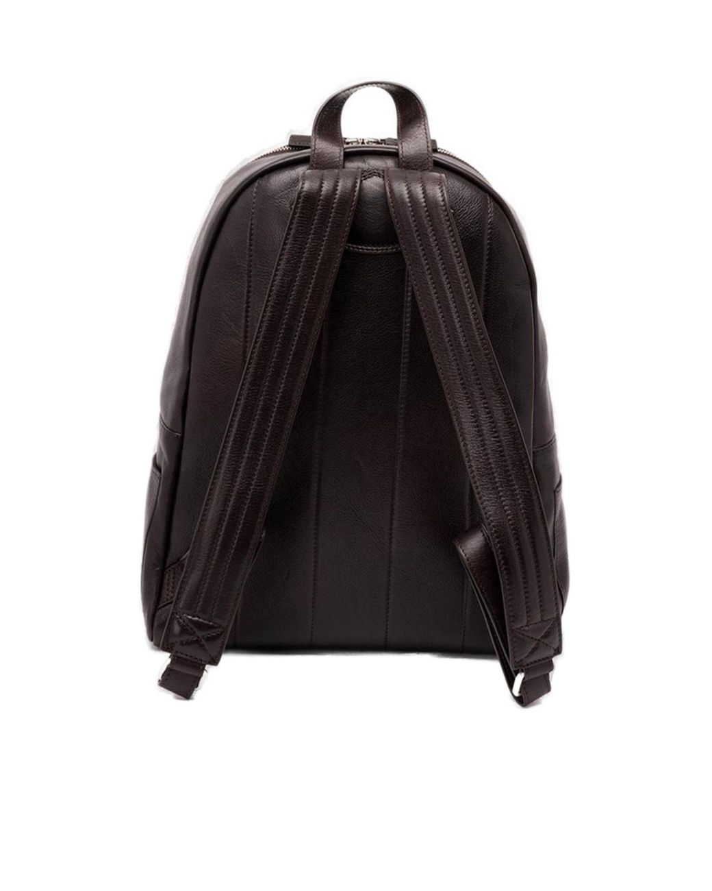 Orciani Black Lagoon Logo Lettering Backpack for men
