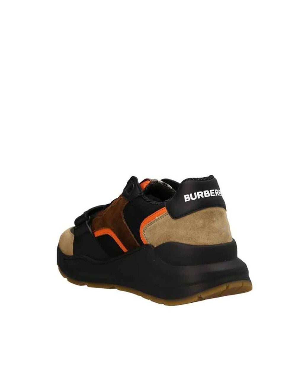 Burberry Black Logo Low Upper Board Shoes for men