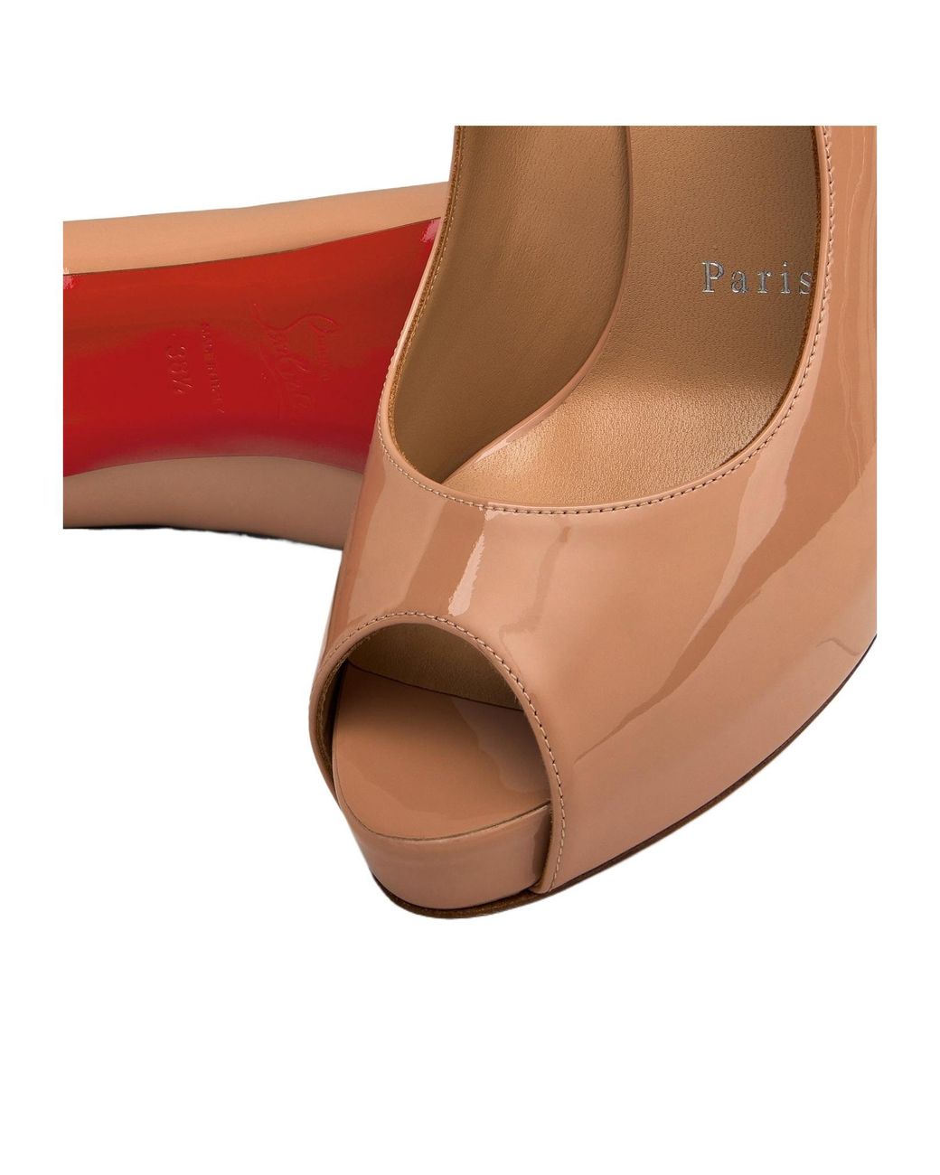 Christian Louboutin Brown Hot Chick Alta Leather Pumps