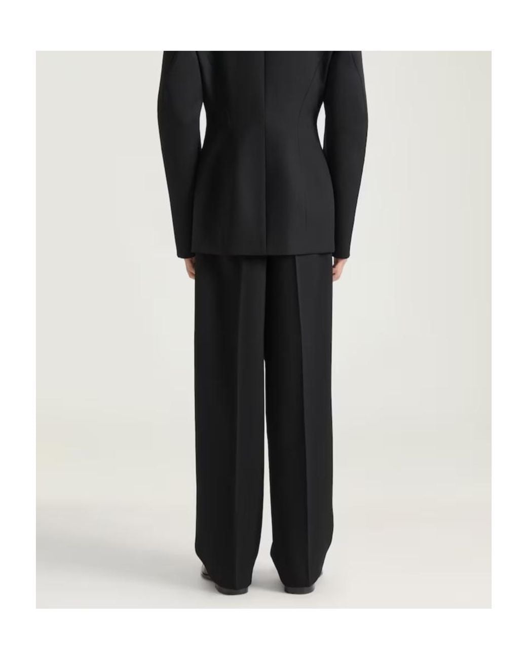 Givenchy Black Double Pleat Trousers for men