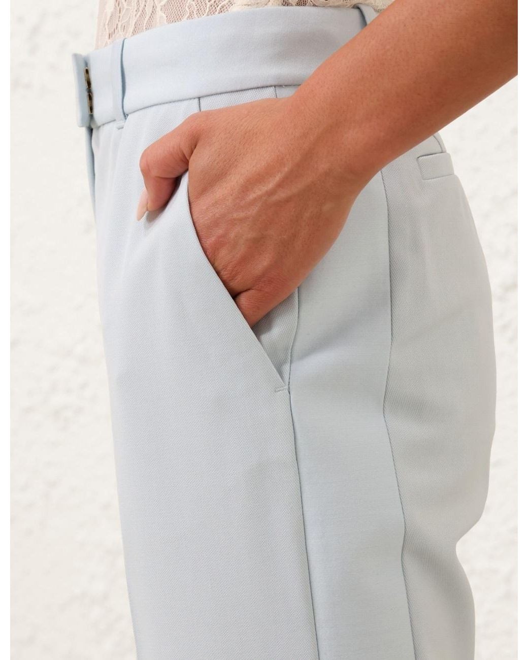 Zimmermann White Belt Loops Slacks