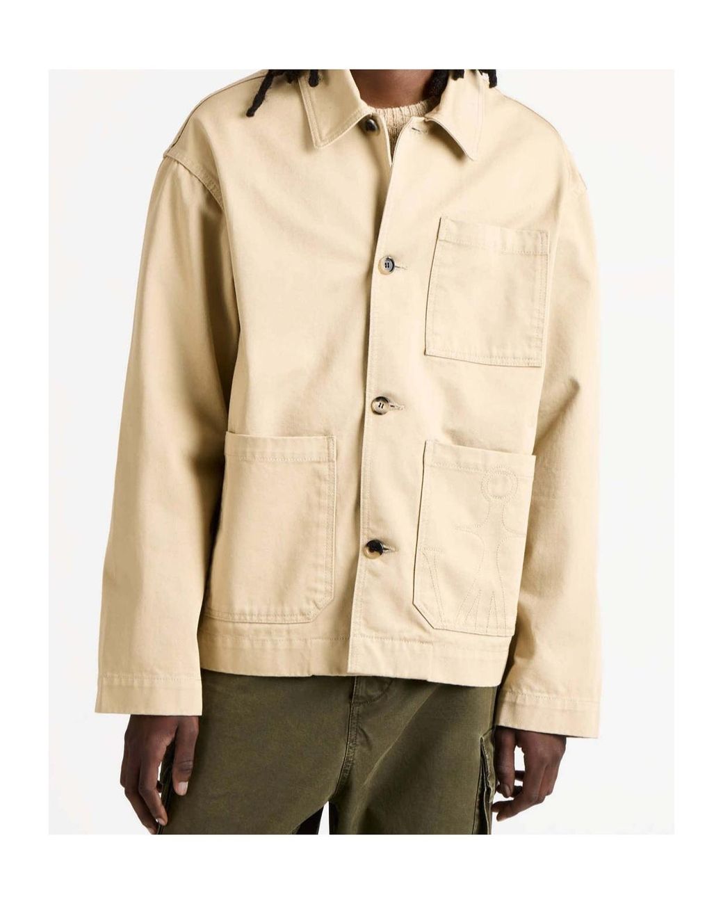 J.W. Anderson Natural Jacket With Patch Pocket for men