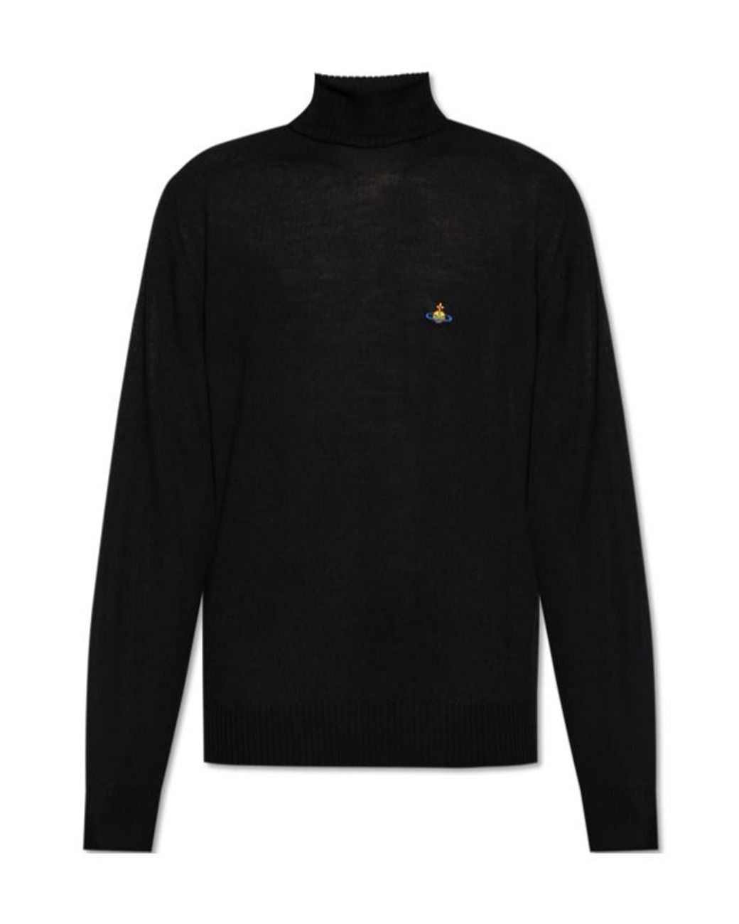 Vivienne Westwood Black Fisherman Turtleneck Jumper for men