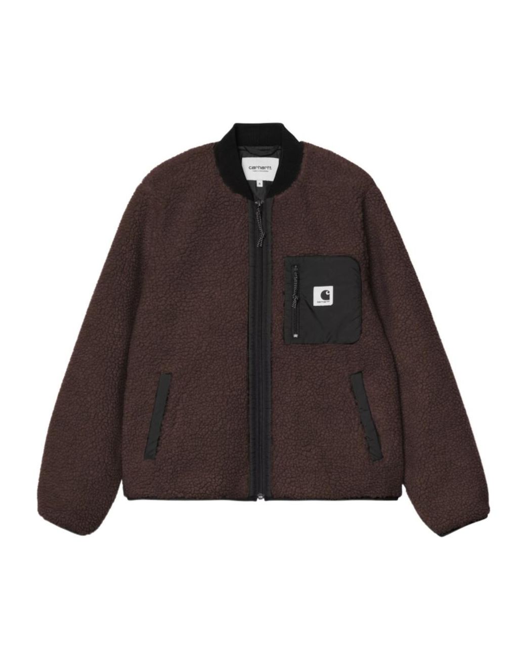 Carhartt Brown Palisander Janet Polyester Fleece Jacket