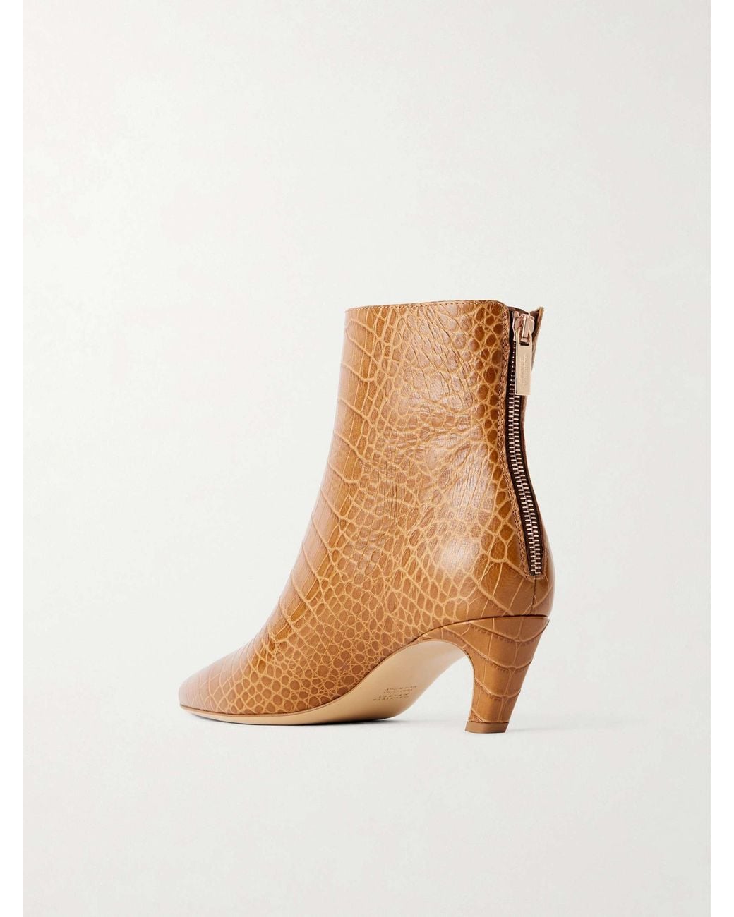 Gabriela Hearst Brown Pointed-Toe Ankle Boots