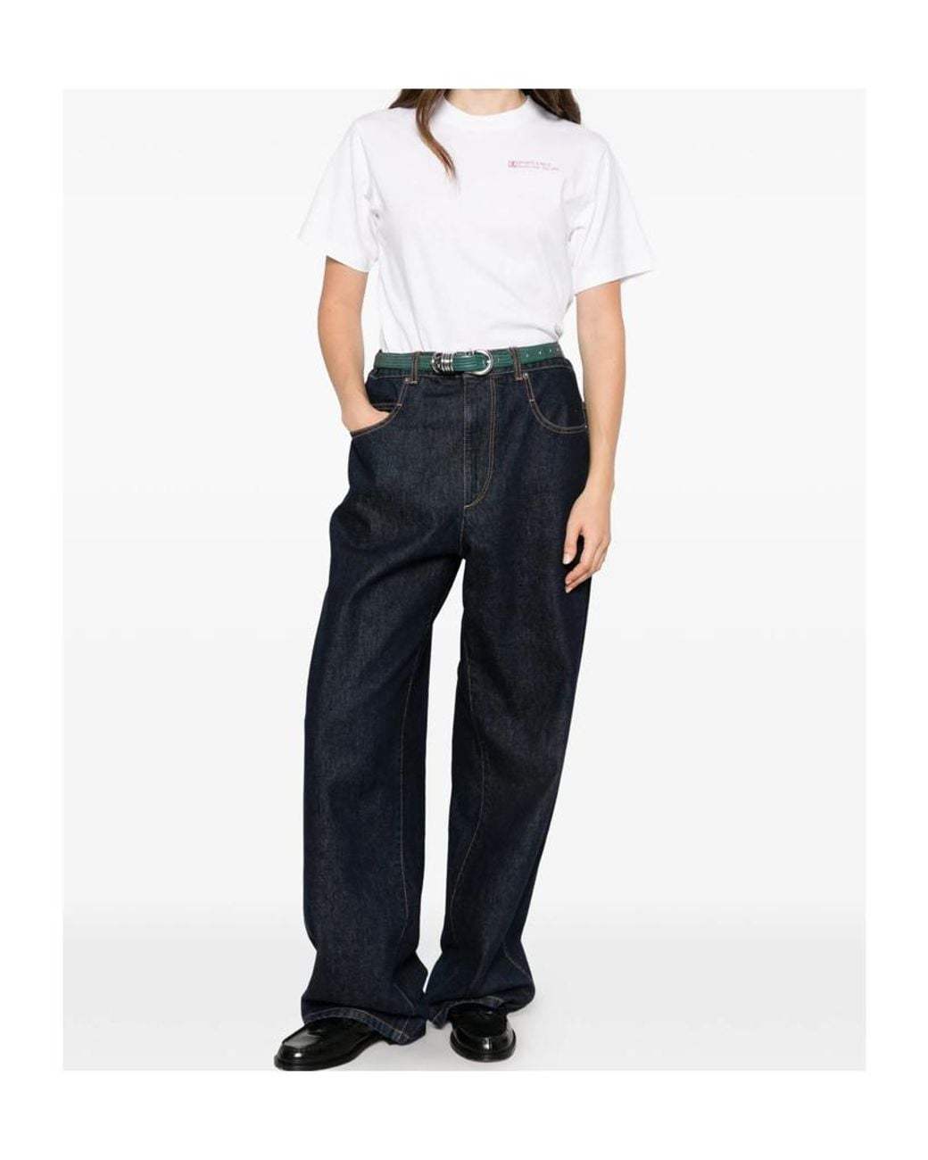 Sporty & Rich White Short-Sleeved T-Shirt