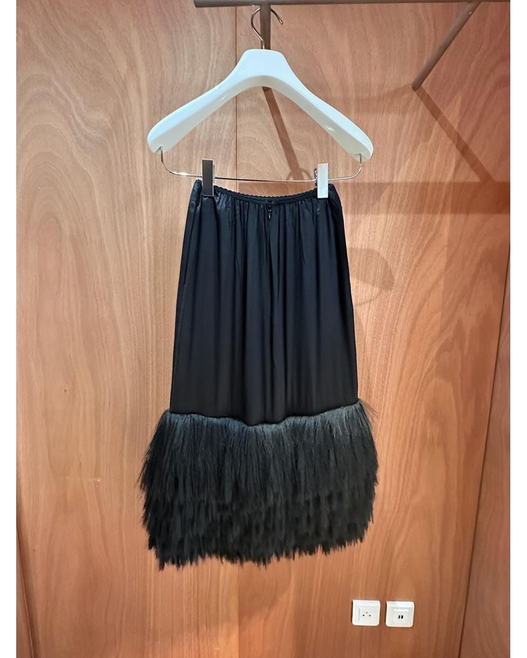 Phoebe Philo Black Layered Skirt