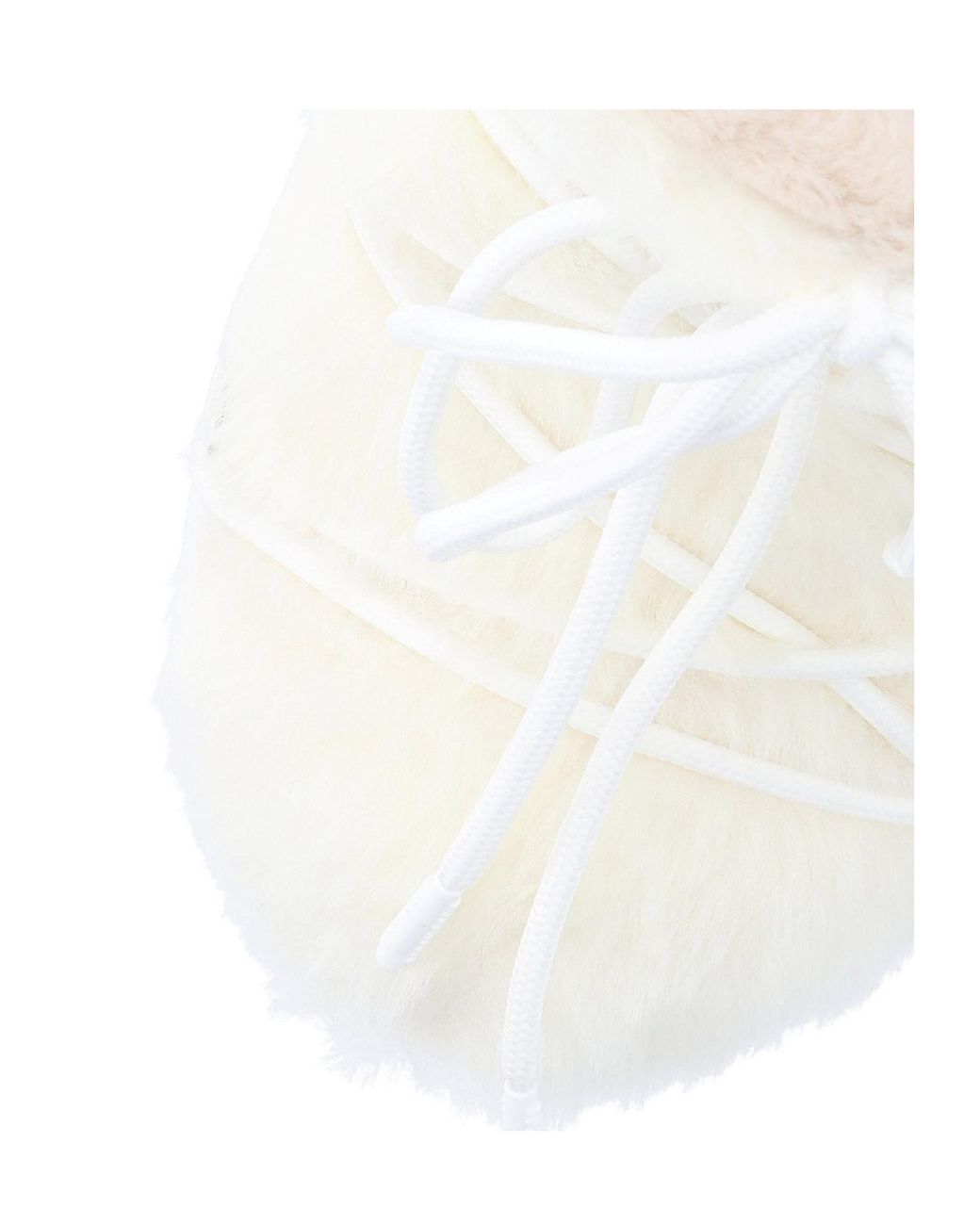 Moon Boot White Icon Low Faux-Fur Lace-Up Boots