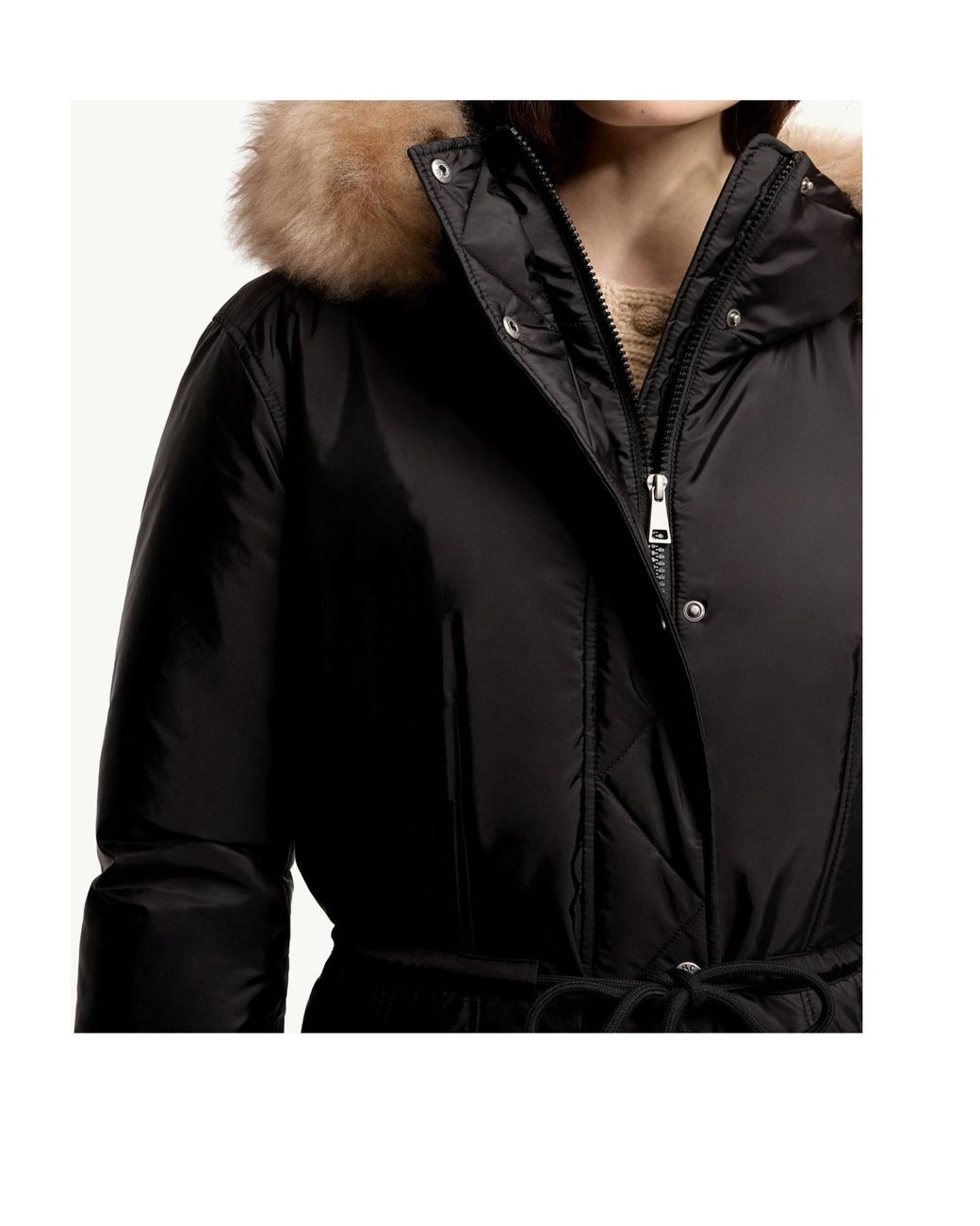 Moncler Black Moustique Hooded Down Jacket