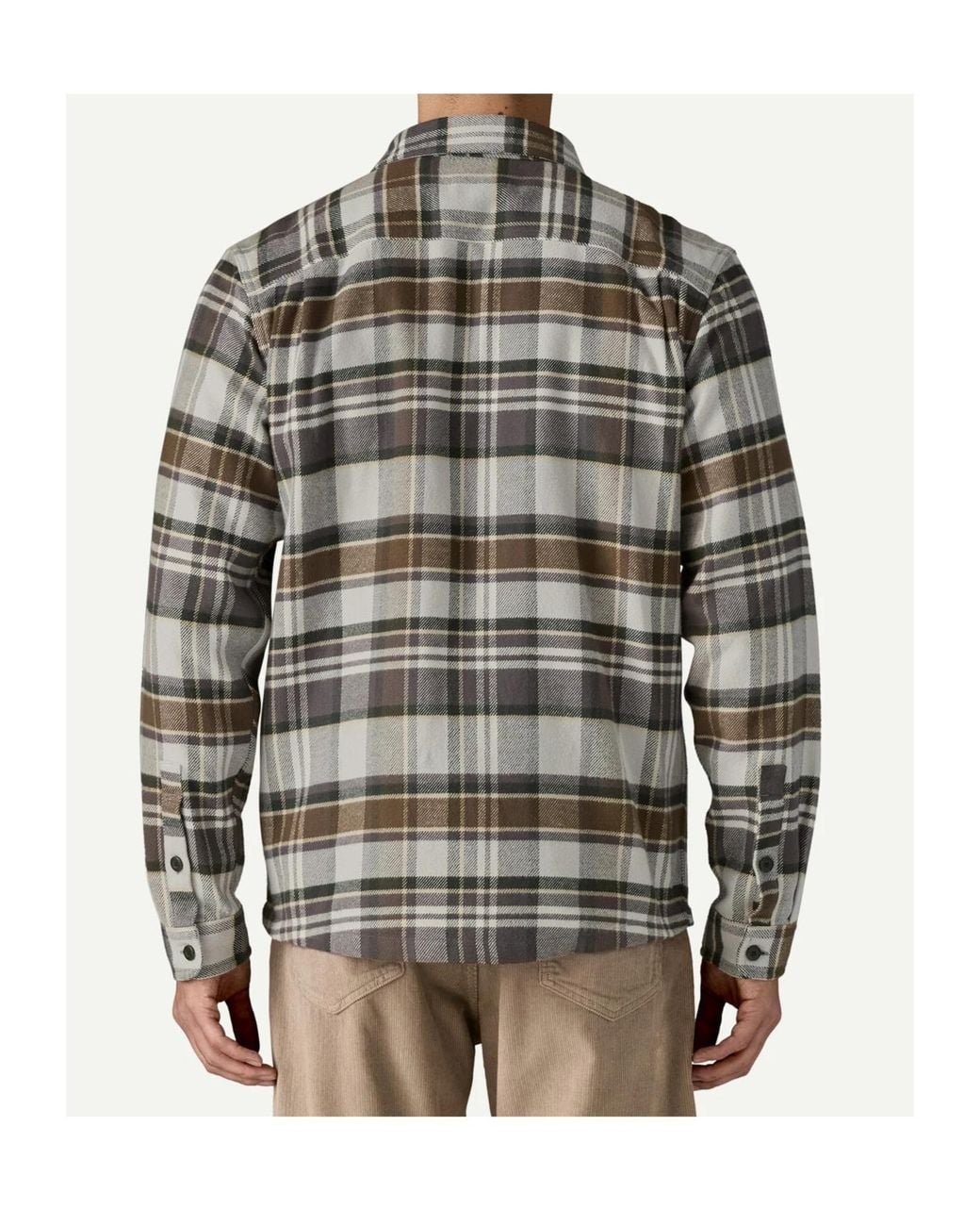 Patagonia Gray Plaid Shirt Jacket for men
