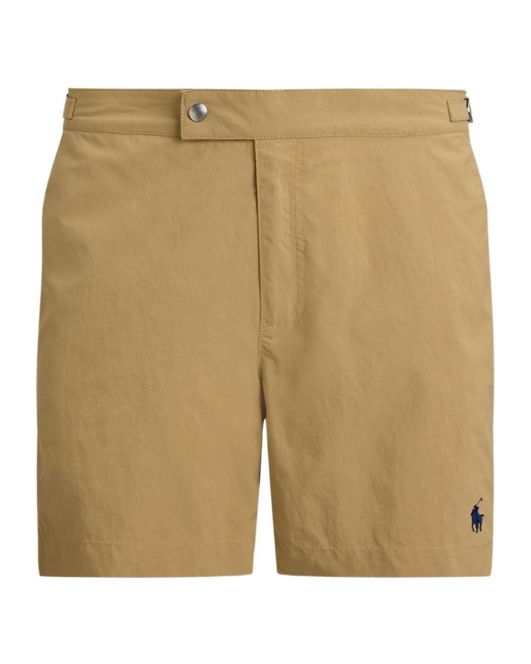 Polo Ralph Lauren Natural Logo-Embroidered Swim Shorts for men