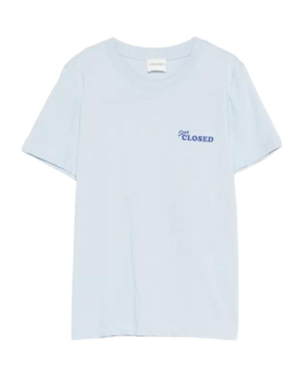 Closed Blue Logo-Print T-Shirt