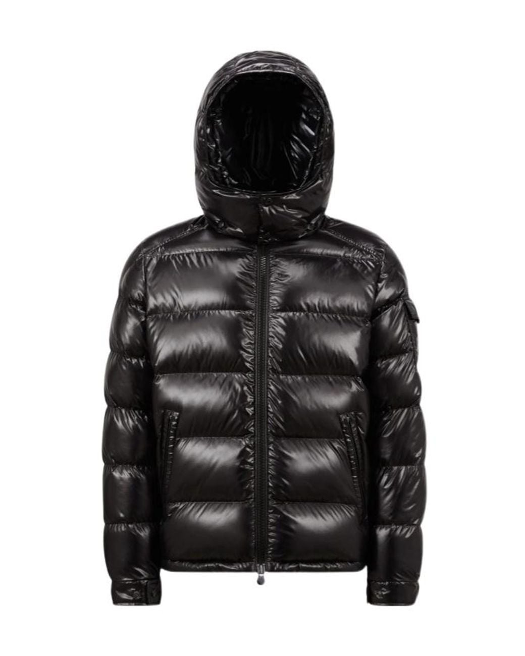Moncler Black Long-Sleeved Padded Jacket for men