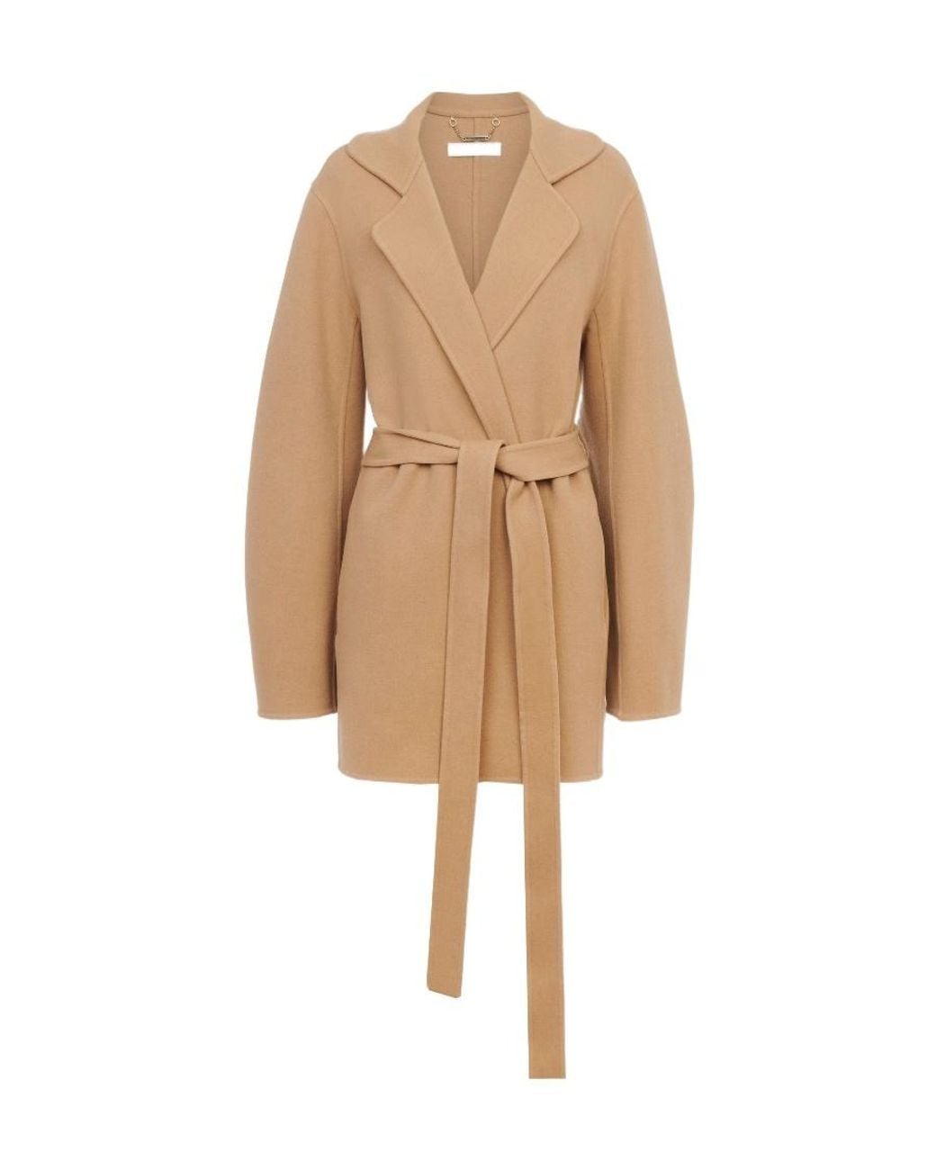 Chloé Natural Chloé Double Faced Coat
