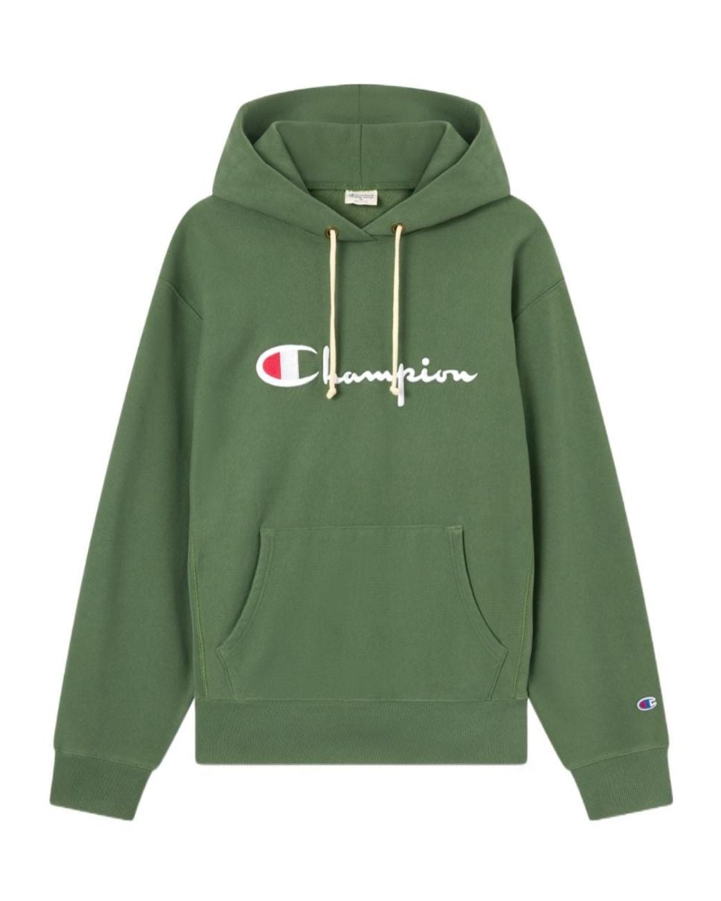 Champion Green Hooded Sweatshirt for men