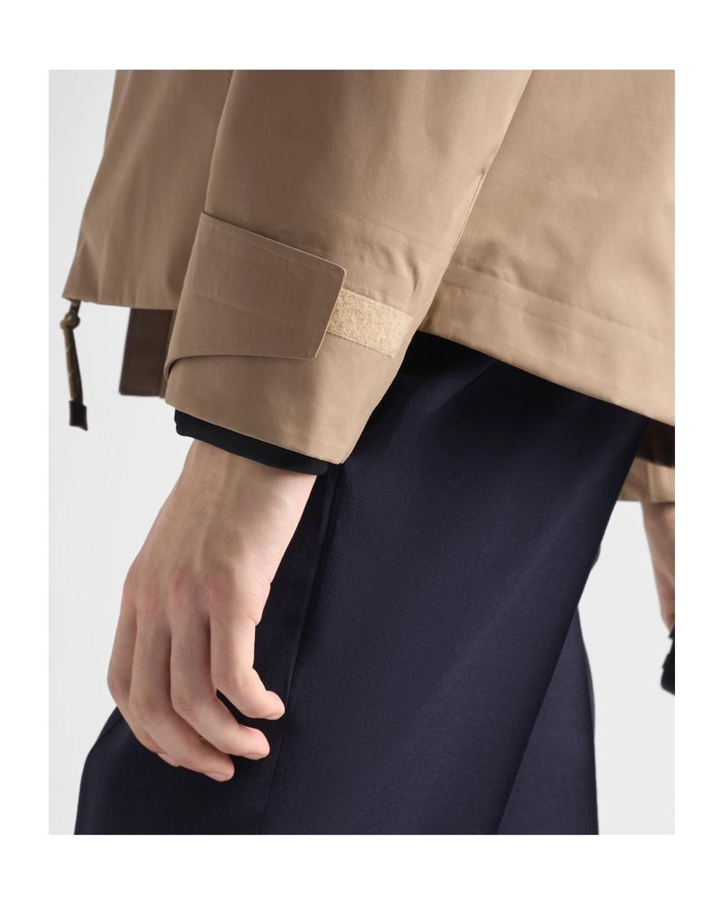 Prada Natural Technical Fabric Jacket for men