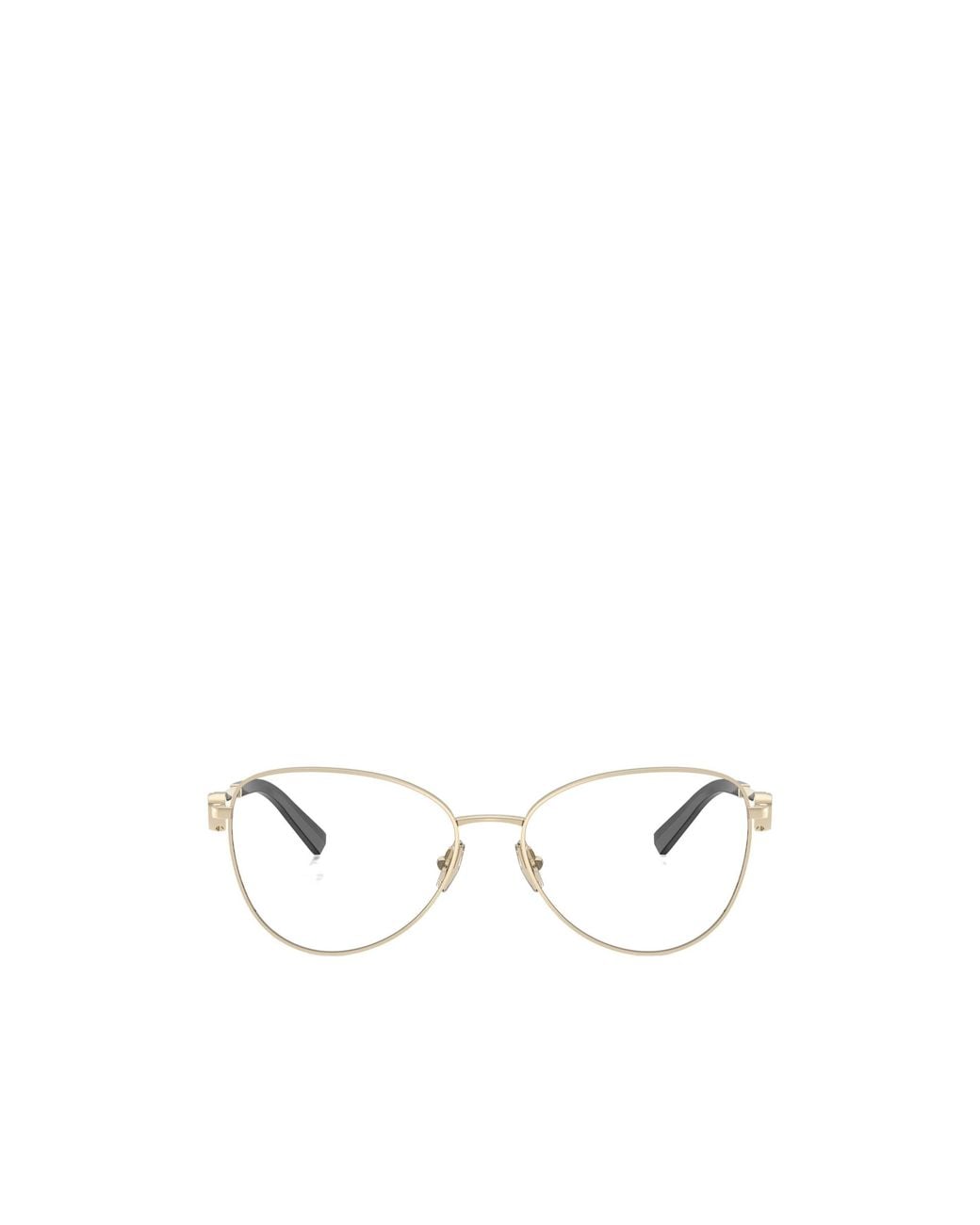 Tiffany & Co White Cat-Eye Frame Glasses