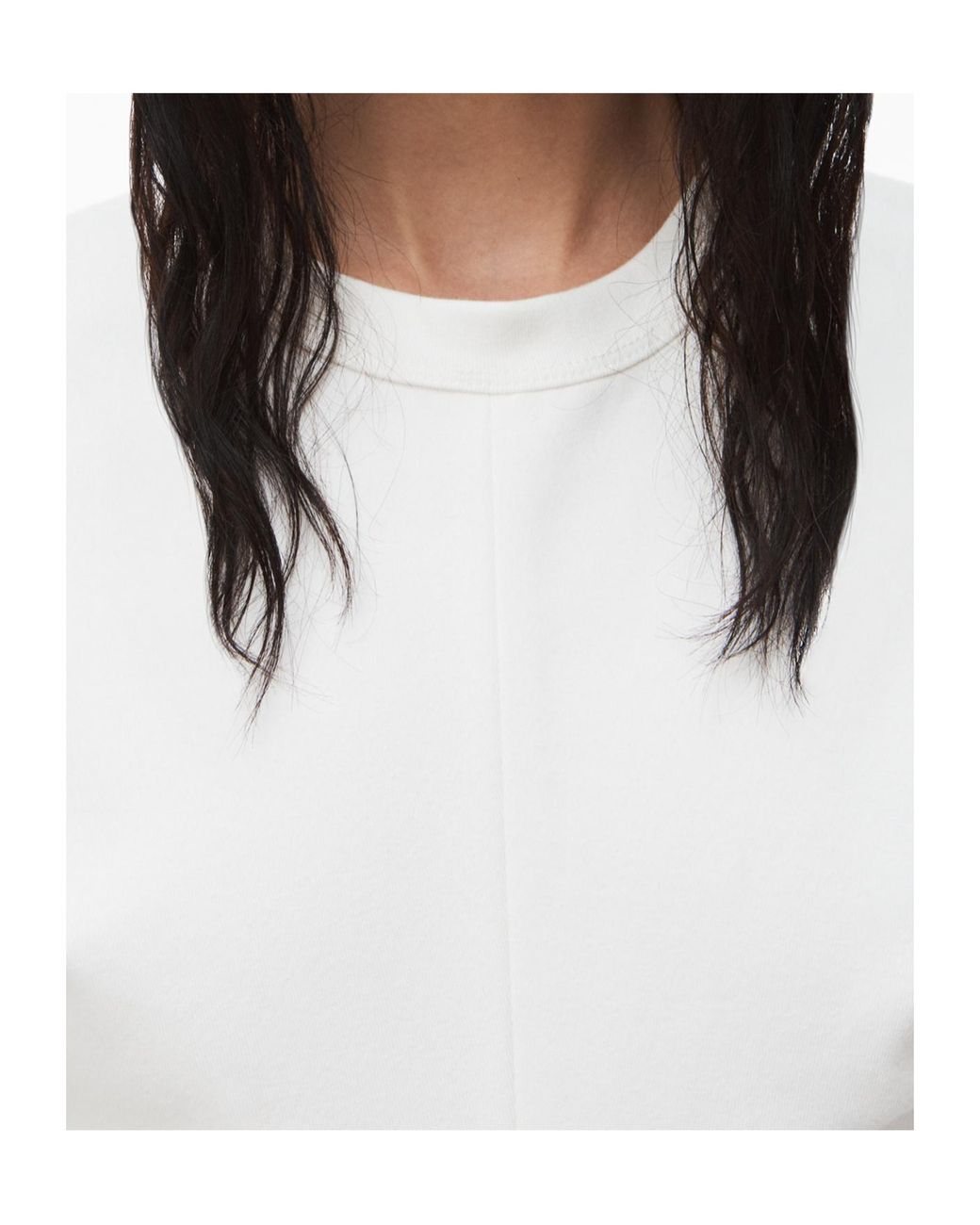 Alexander Wang White Drop Shoulder Mini Dress