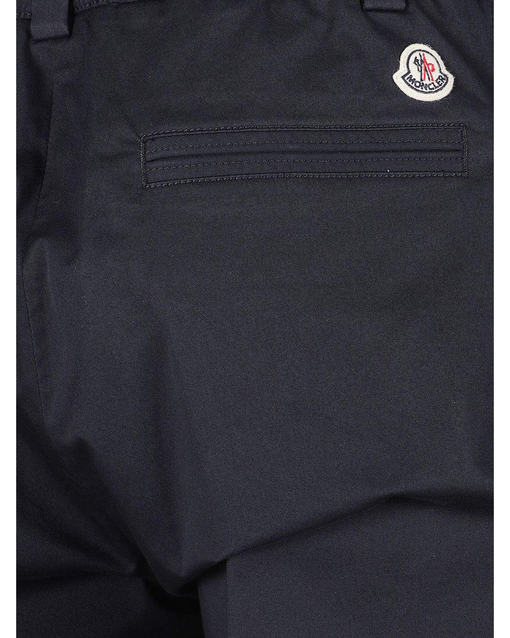 Moncler Blue Straight-Leg Pants for men