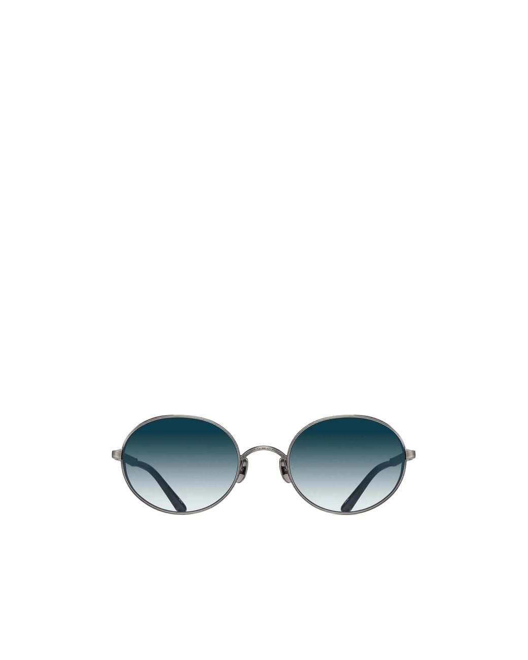 Matsuda Blue Oval Sunglasses for men