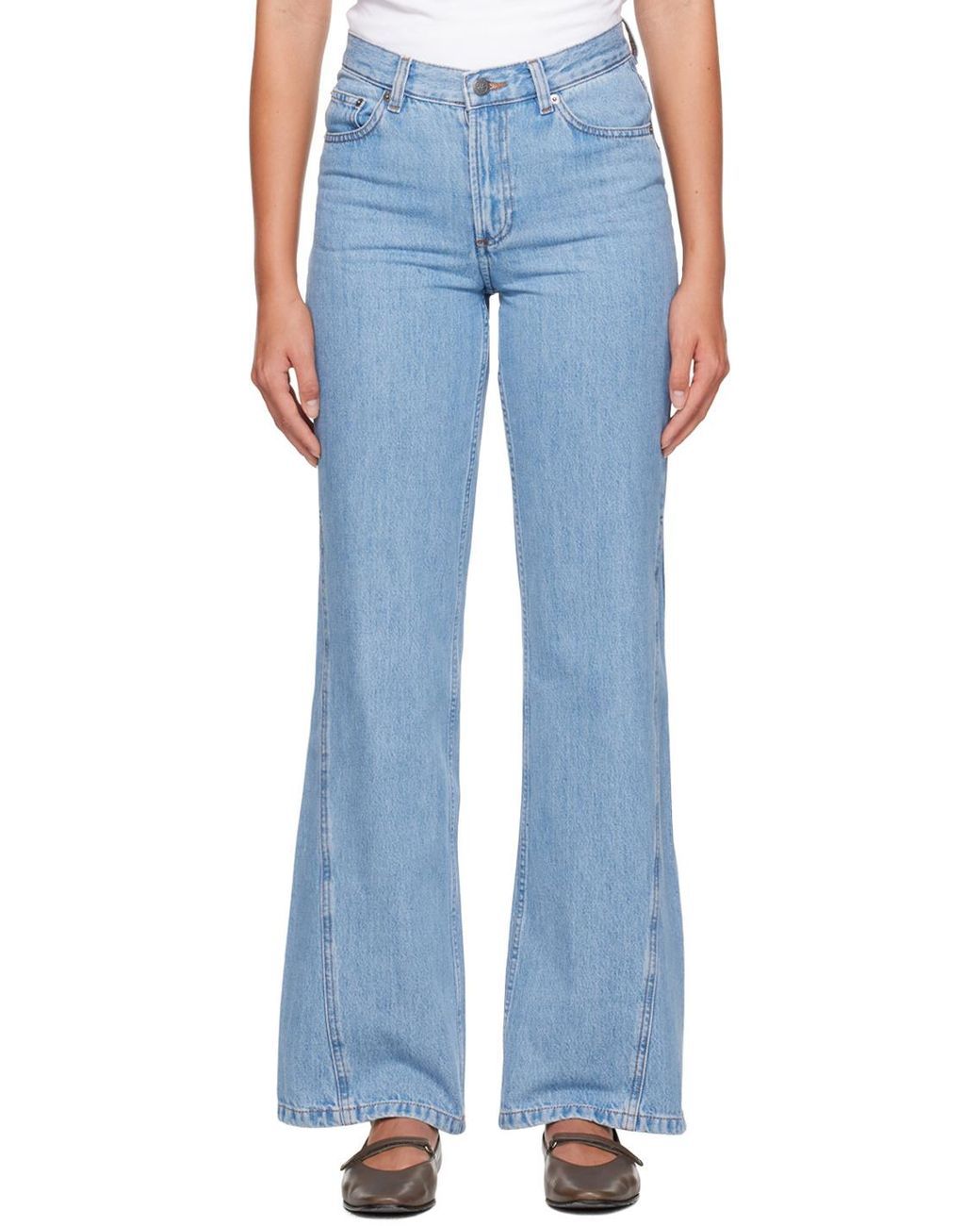A.P.C. Blue Elle Flared-Leg Jeans