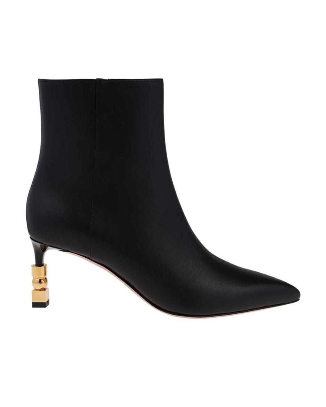 Bally Black Pointed Short Boots