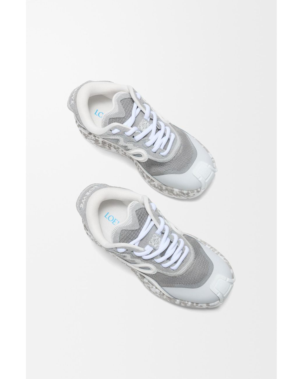 Loewe White Pogo Low-Top Sneakers