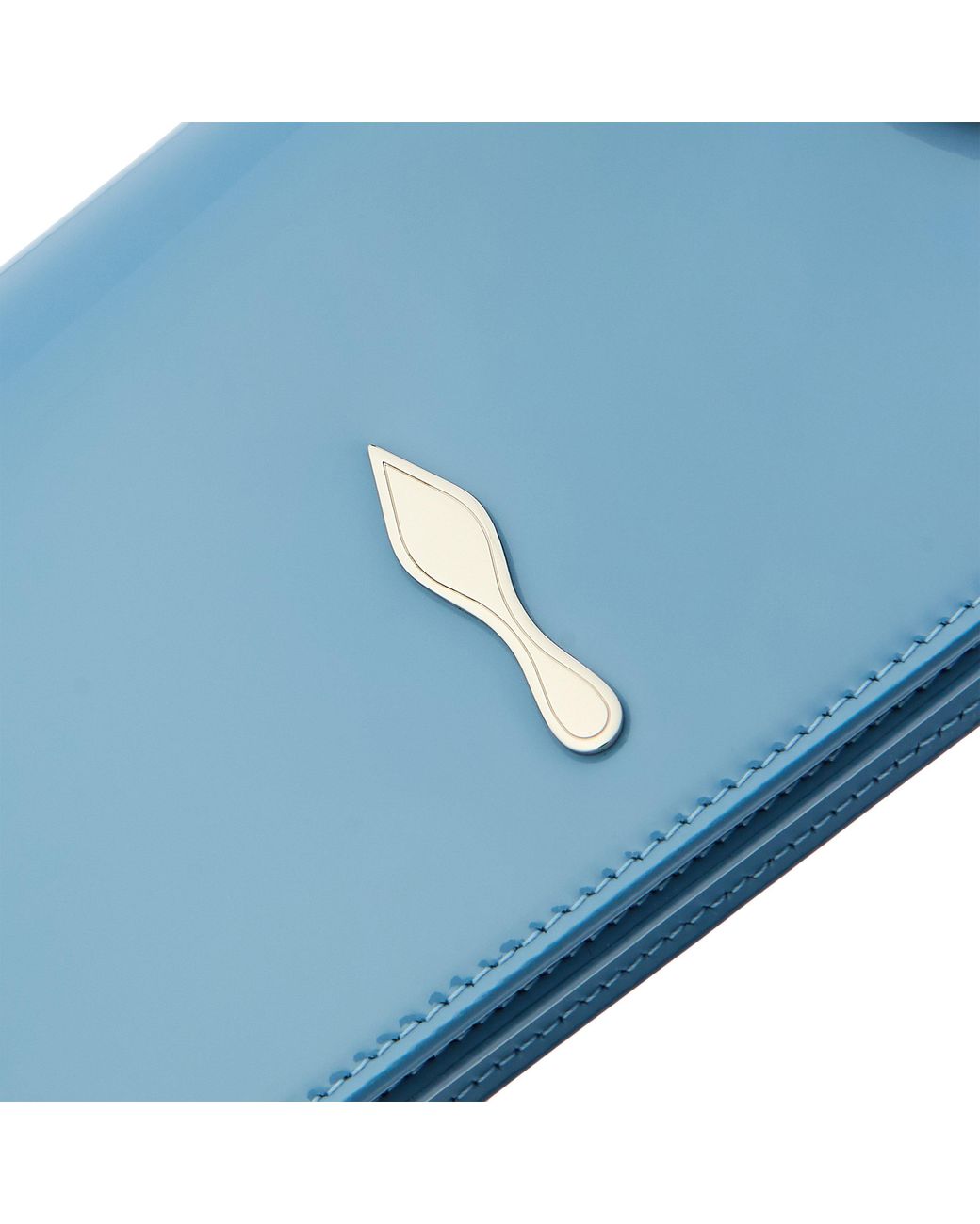 Christian Louboutin Blue Solid Color Shoulder Bag