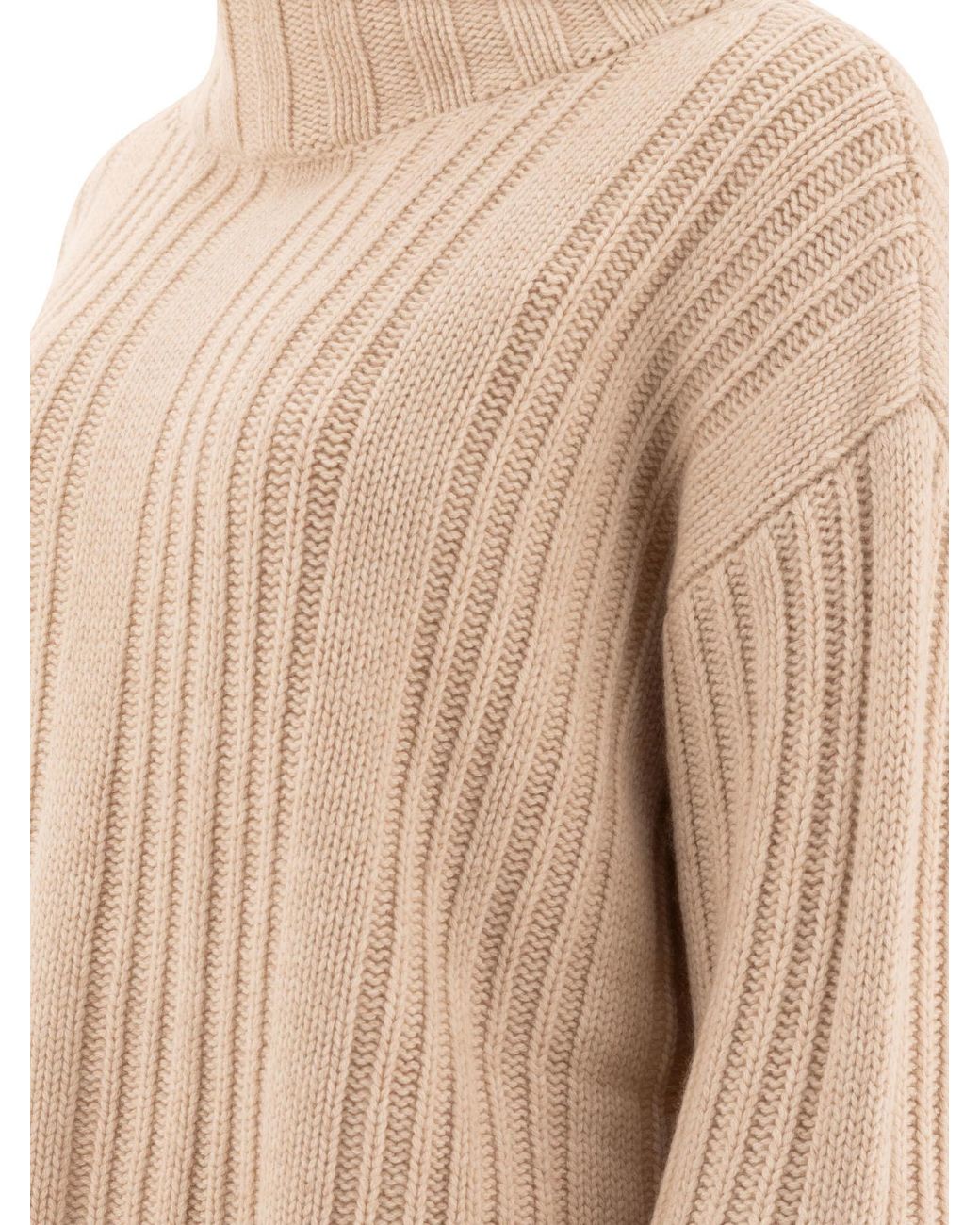 Max Mara Natural Vitalba Turtleneck Jumper