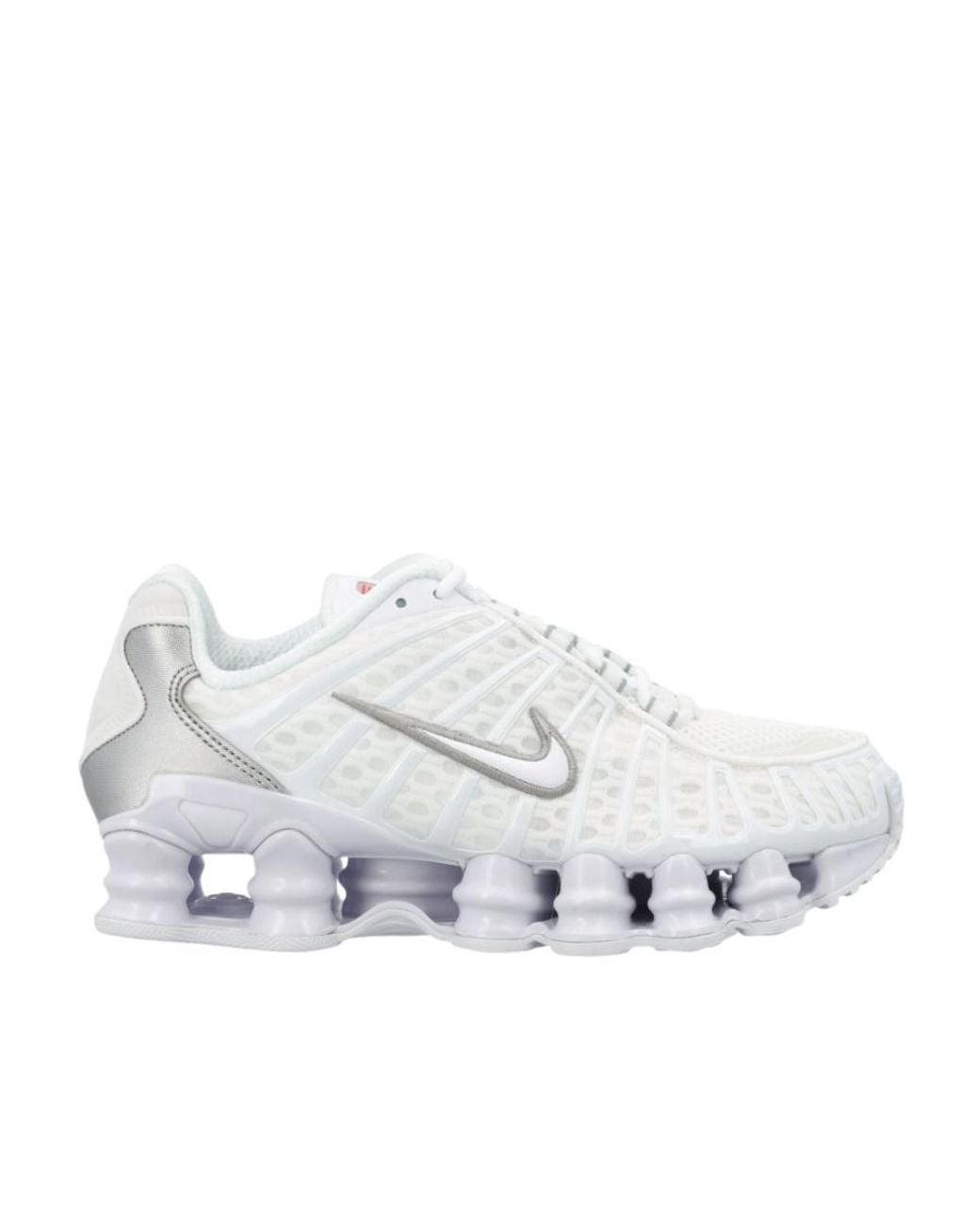 Nike White Shox Tl Sports Sneakers
