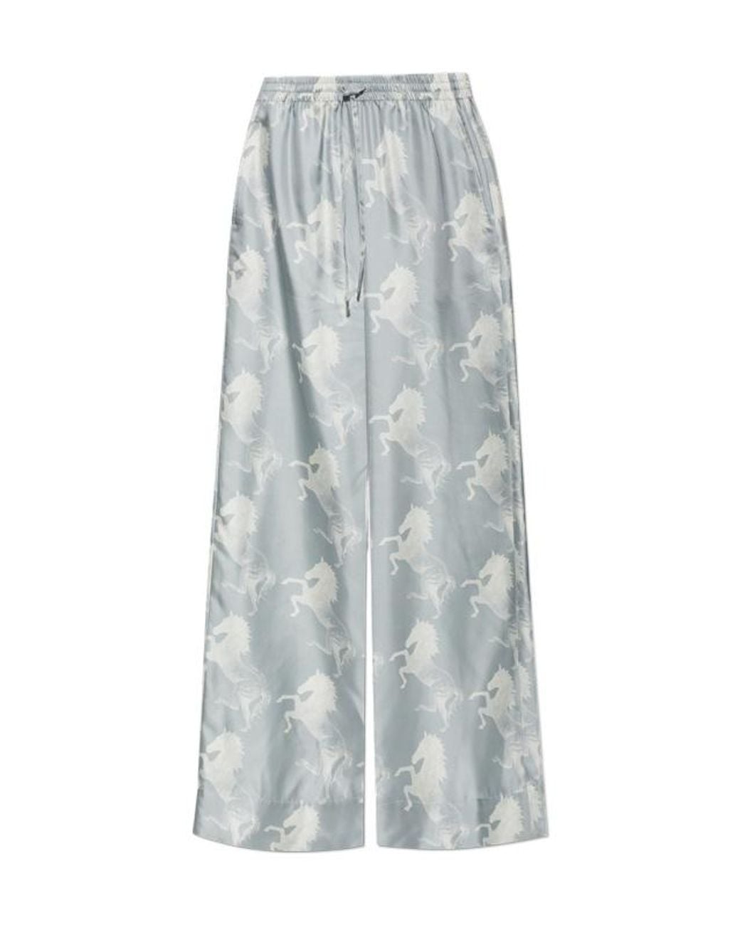 Stella McCartney Gray Wide Leg Trousers