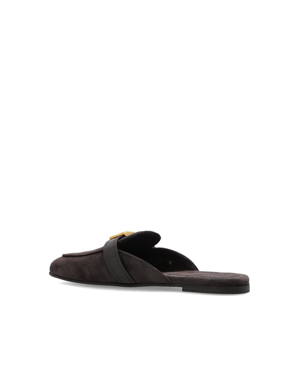 Dolce & Gabbana Black Logo Plaque Mules