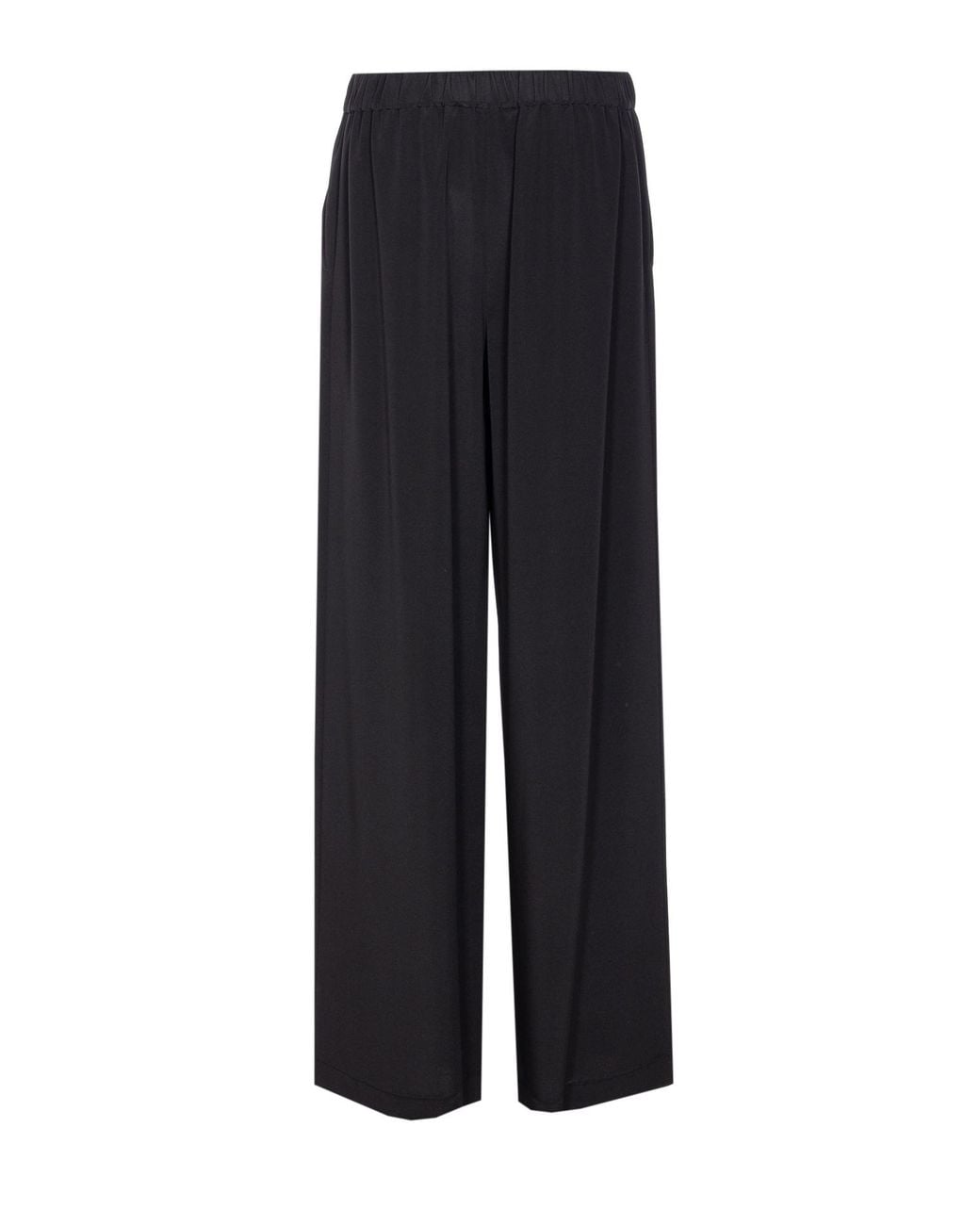 Max Mara Black Bonn Wide Leg Trousers