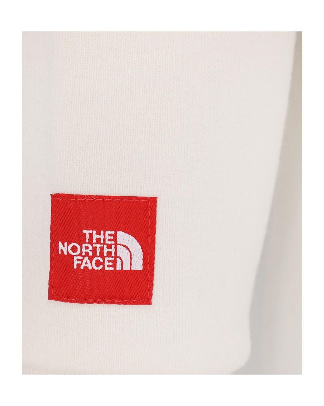 The North Face White Box Cropped Hoodie for men