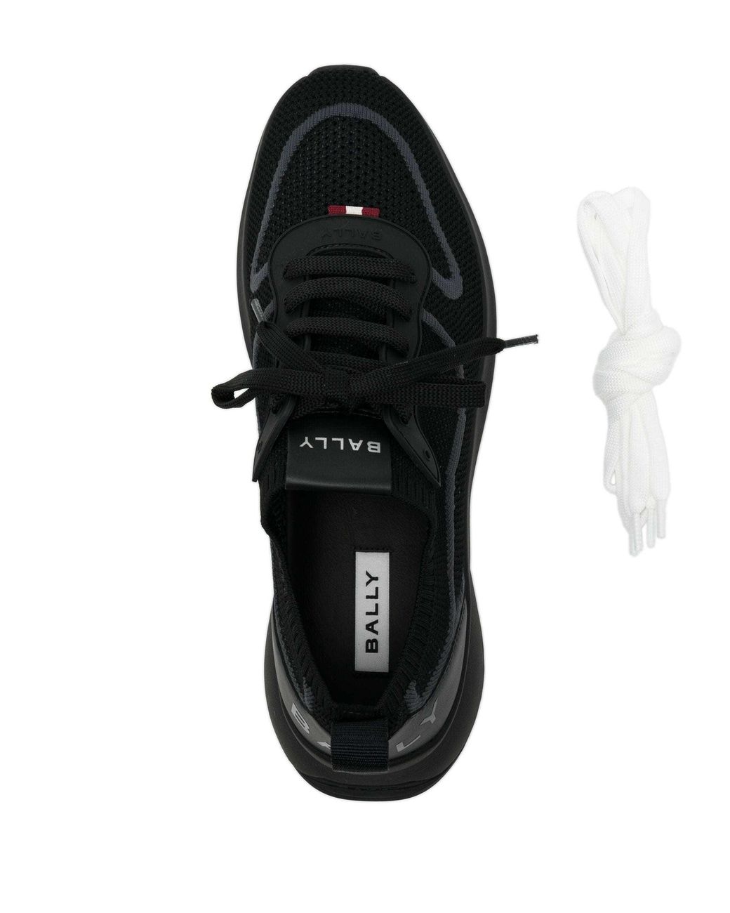 Bally Black Davyn Mesh Sneakers for men