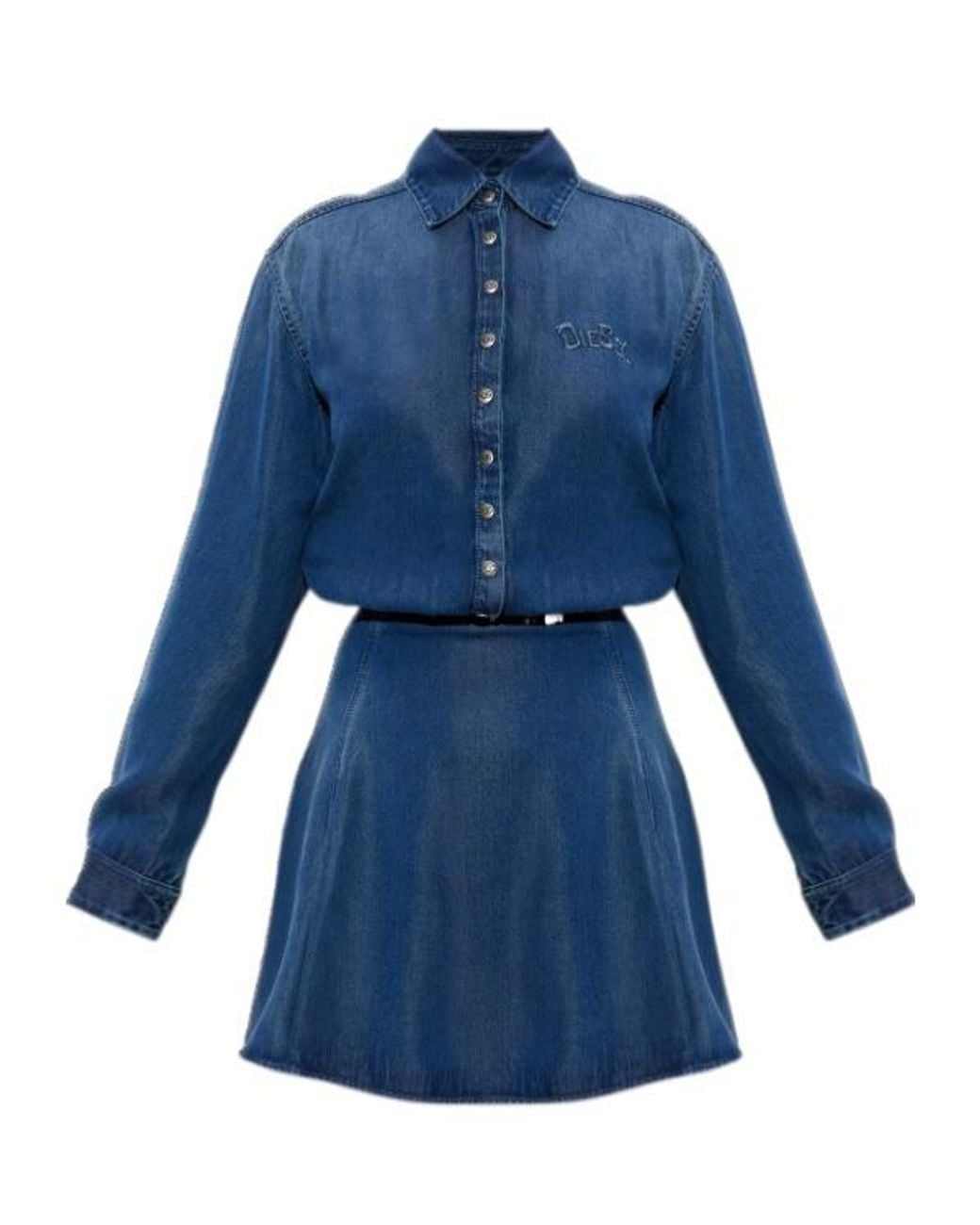 DIESEL Blue De-Drevia- Denim Dress