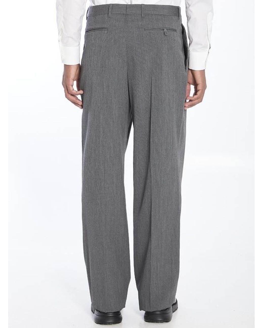 Dior Gray Wide Pants for men