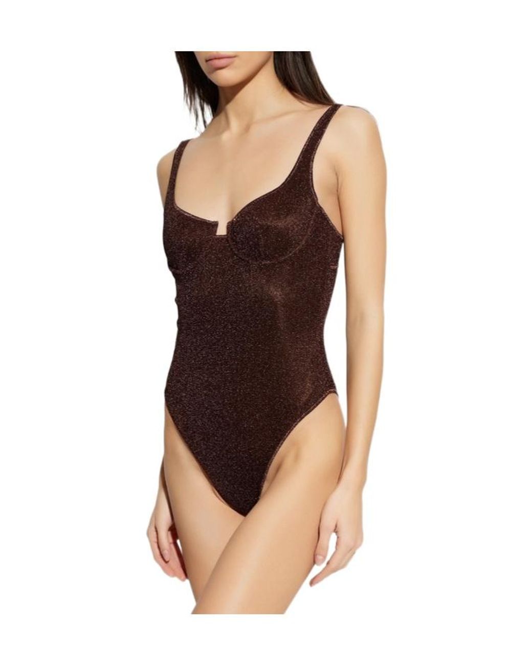 Oseree Brown Beach Swimsuit