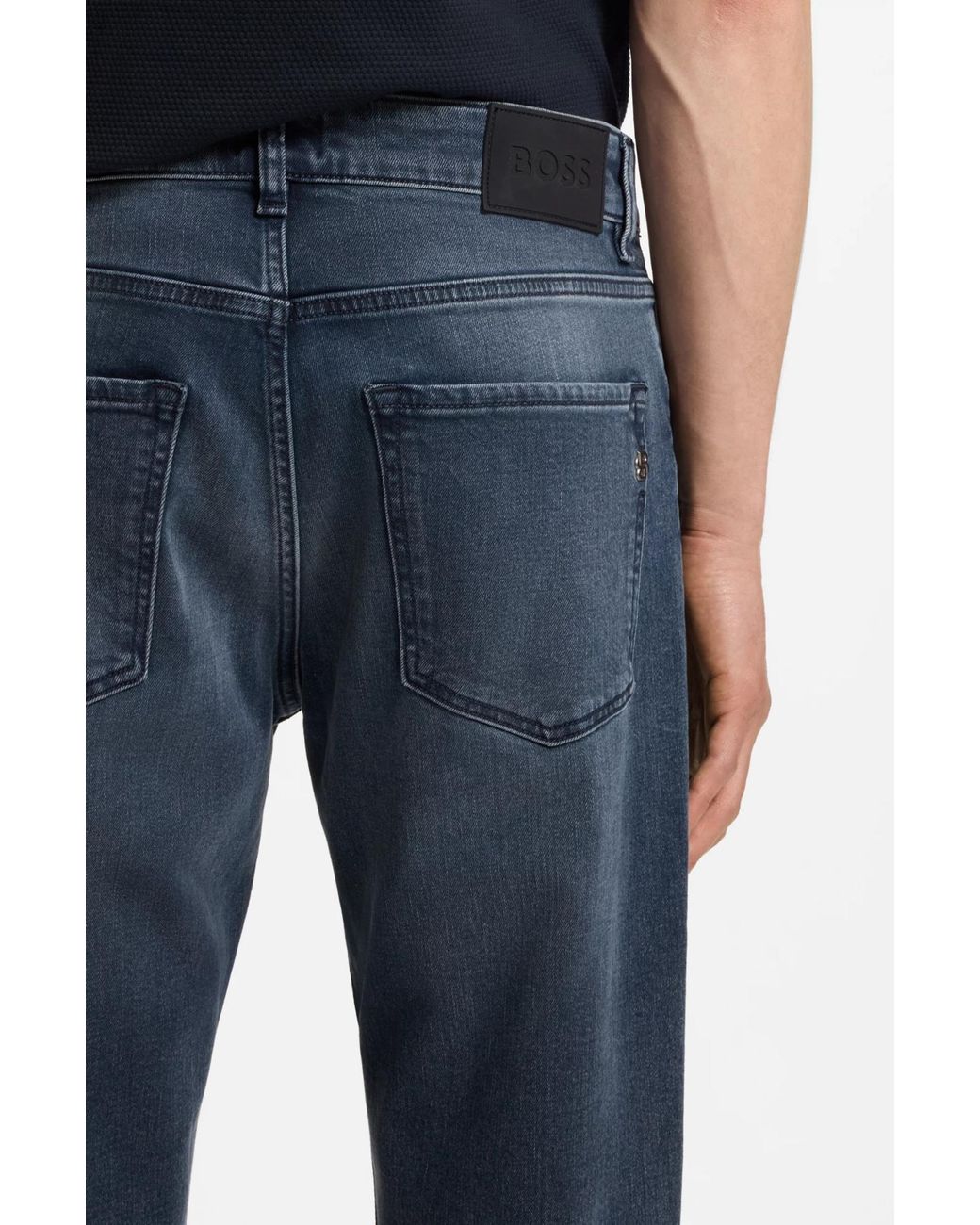 Boss Blue ストレッチコットンブレンド ジーンズ for men