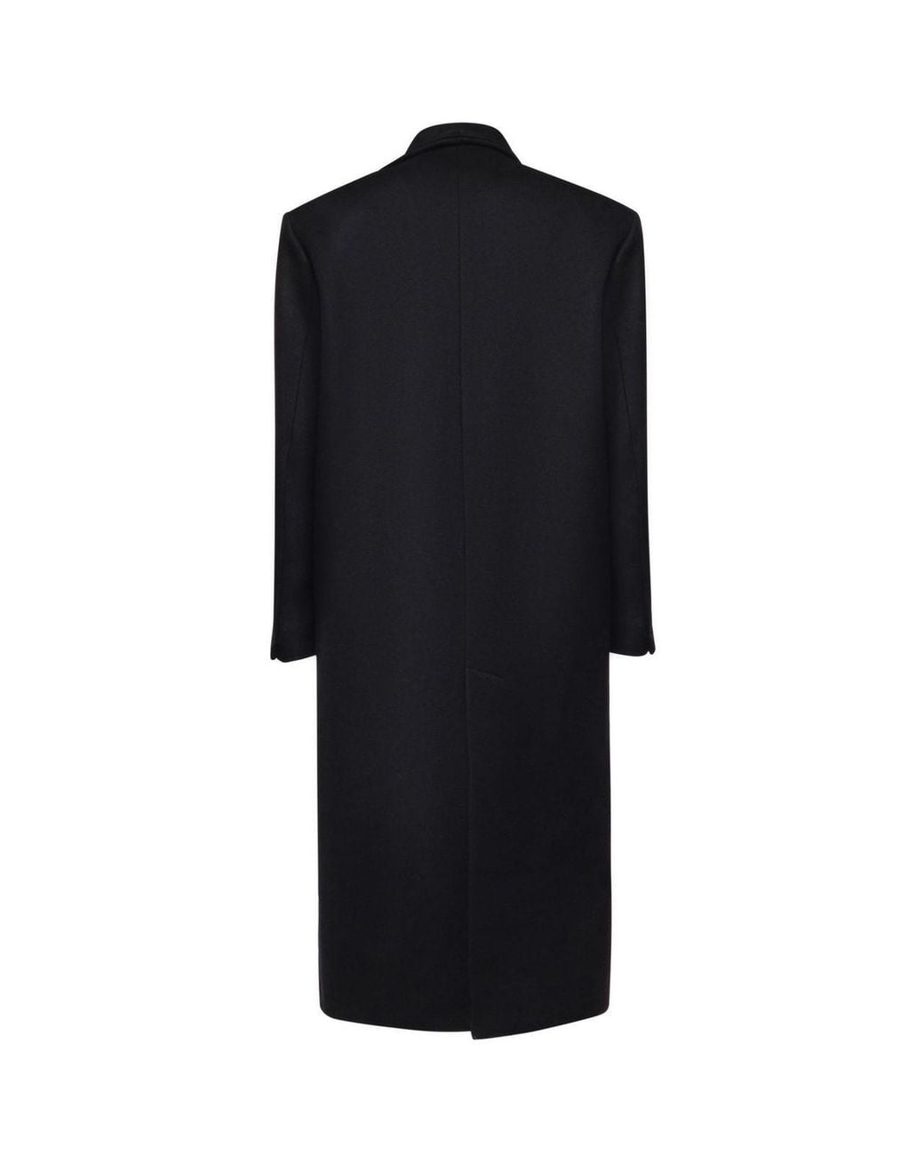 Frankie Shop Black Oversized Long Coats