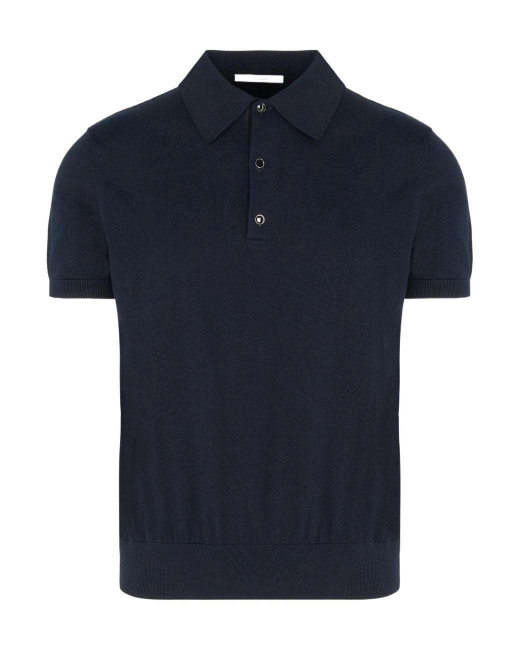 Givenchy Blue Knit Short-Sleeve Polo Shirt for men