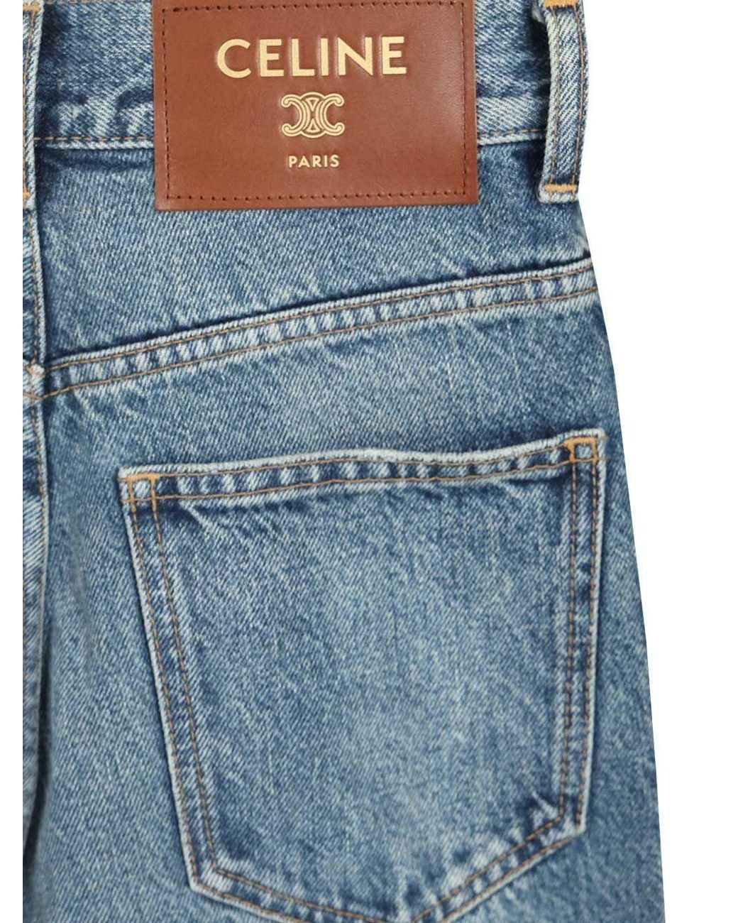 Céline Blue Flare Jeans 001